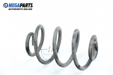 Coil spring for Nissan Micra (K12) 1.2 16V, 65 hp, 2004, position: rear