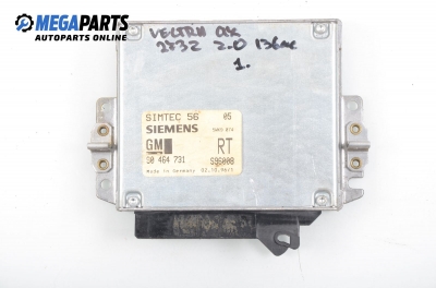 ECU für Opel Vectra B 2.0 16V, 136 hp, combi, 1997 № GM 90 464 731