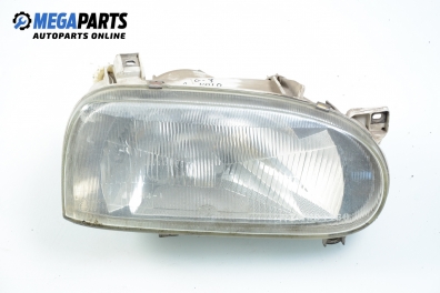 Headlight for Volkswagen Golf III 1.8, 90 hp, 3 doors, 1991, position: right Hella