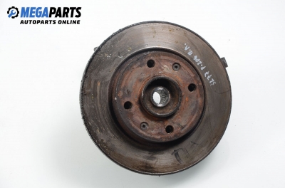 Knuckle hub for Peugeot 206 1.4, 75 hp, hatchback, 5 doors, 2000, position: front - left