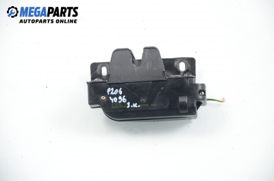 Trunk lock for Peugeot 206 2.0 HDi, 90 hp, station wagon, 2002