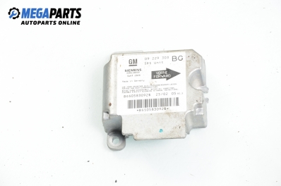 Airbag module for Opel Zafira A 2.0 16V DTI, 101 hp, 2002 № GM 09 229 303