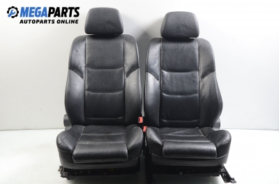 Leather seats with electric adjustment for BMW 7 (E65, E66) 3.0 d, 211 hp automatic, 2005