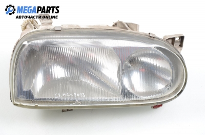 Headlight for Volkswagen Golf III 1.6, 101 hp, 3 doors, 1996, position: right