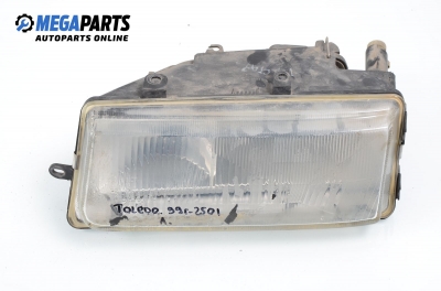 Headlight for Seat Toledo 1.6, 101 hp, hatchback, 1999, position: left