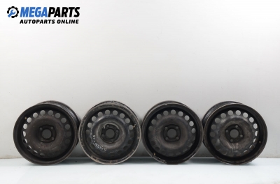 Steel wheels for Opel Astra G (1998-2004) 15 inches, width 6, ET 49 (The price is for the set)