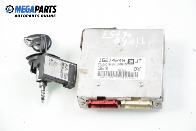 ECU incl. ignition key and immobilizer for Opel Tigra 1.6 16V, 106 hp, 1998 № GM 16214249