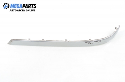 Material profilat bară de protecție față for BMW 7 (E65) 4.0 D, 258 hp automatic, 2003, position: dreapta