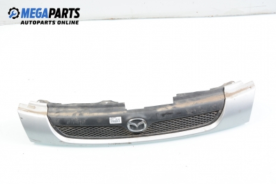 Grill for Mazda 323 (BA) 1.5 16V, 88 hp, hatchback, 3 doors, 1998