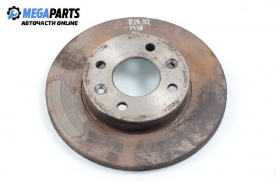 Brake disc for Renault 19 (1988-2000) 1.7, sedan, position: front