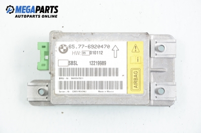 Airbag module for BMW 7 (E65) 3.5, 272 hp automatic, 2002 № 6920470