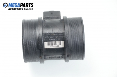 Air mass flow meter for Peugeot 307 2.0 HDi, 90 hp, hatchback, 5 doors, 2000 № Siemens 5WK9 623