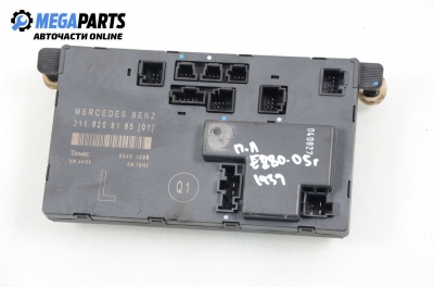 Door module for Mercedes-Benz E W211 3.2 CDI, 177 hp, station wagon automatic, 2005, position: front - left № 211 820 81 85