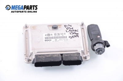 ECU mit zündschlüssel für Volkswagen Passat 1.9 TDI, 130 hp, combi, 2003 № 038 906 019 KD