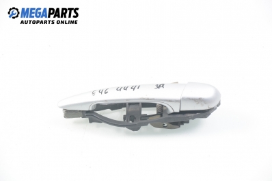 Outer handle for BMW 3 (E46) 3.0 xDrive, 184 hp, station wagon automatic, 2000, position: rear - right