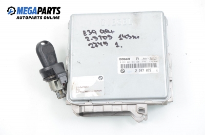 ECU incl. ignition key for BMW 5 (E39) 2.5 TDS, 143 hp, station wagon, 1999 № 0 281 001 373