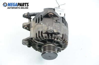 Alternator for Volkswagen Golf V 1.6, 102 hp, hatchback, 2007