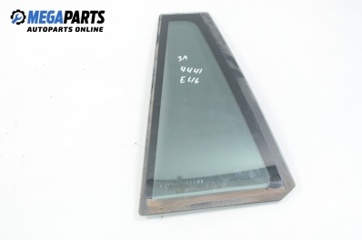 Door vent window for BMW 3 (E46) 3.0 xDrive, 184 hp, station wagon automatic, 2000, position: rear - left