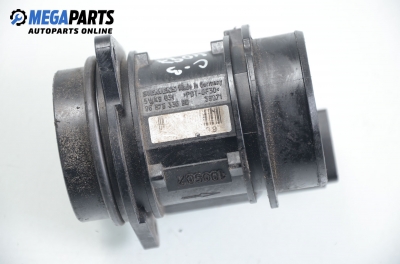 Air mass flow meter for Citroen C3 1.4 HDi, 68 hp, hatchback, 5 doors, 2004 № Siemens 5WK9 631