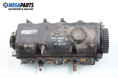 Engine head for Hyundai Accent 1.5 12V, 88 hp, sedan, 1998