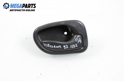 Inner handle for Hyundai Accent 1.5 12V, 88 hp, sedan, 5 doors, 1997, position: front - right