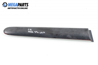 Material profilat exterior for Peugeot 206 2.0 S16, 136 hp, 1999, position: dreaptă - spate