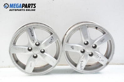 Alloy wheels for Toyota Corolla (E120; E130) (2000-2007) 15 inches, width 6 (The price is for two pieces)