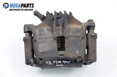 Caliper for Peugeot 206 2.0 S16, 136 hp, 3 doors, 1999, position: front - right