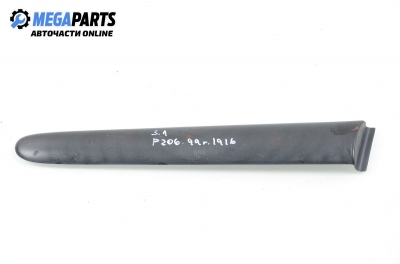 Exterior moulding for Peugeot 206 2.0 S16, 136 hp, 1999, position: rear - left