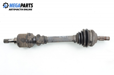 Driveshaft for Peugeot 206 2.0 S16, 136 hp, 3 doors, 1999, position: left