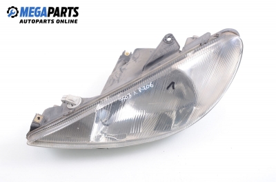 Headlight for Peugeot 206 1.4, 75 hp, hatchback, 5 doors, 2001, position: left