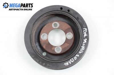 Damper pulley for Peugeot 206 2.0 S16, 136 hp, 3 doors, 1999