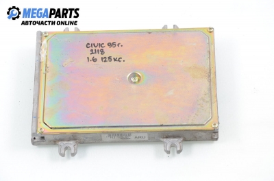 ECU for Honda Civic 1.6 16V, 125 hp, hatchback, 5 doors, 1995 № 37820-P28-G00