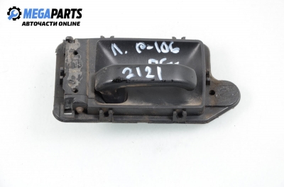 Inner handle for Peugeot 106 1.4, 69 hp, 3 doors, 1996, position: left