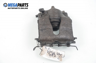 Caliper for Opel Astra G 1.6 16V, 101 hp, hatchback, 5 doors, 1999, position: front - left