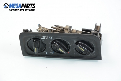 Air conditioning panel for Volkswagen Golf III 1.4, 60 hp, 5 doors, 1993