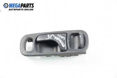 Inner handle for Nissan Primera (P10) 1.6, 102 hp, sedan, 1994, position: rear - left