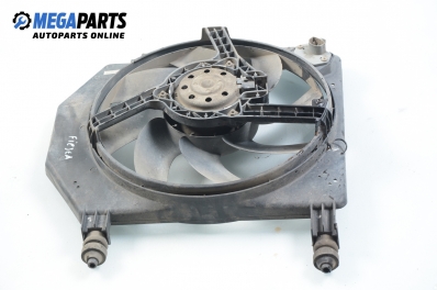 Radiator fan for Ford Fiesta IV 1.3, 60 hp, 3 doors, 1999