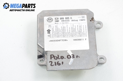 Airbag module for Volkswagen Polo (9N) 1.4 16V, 75 hp, hatchback, 2003 № 1C0 909 605 K