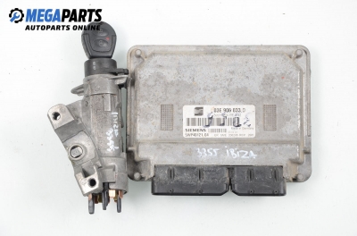 ECU cu cheie de contact pentru Seat Ibiza (6L) 1.2, 64 cp, 3 uși, 2002 № 03E 906 033 D