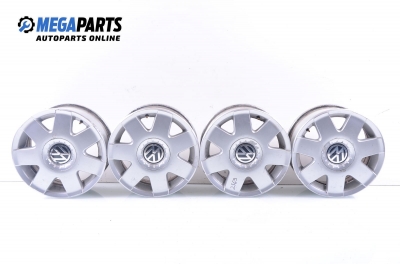 Alloy wheels for Volkswagen Polo (2000-2005) 14 inches, width 6, ET 43 (The price is for the set)