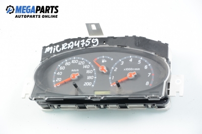 Instrument cluster for Nissan Micra (K12) 1.2 16V, 65 hp, hatchback, 2003