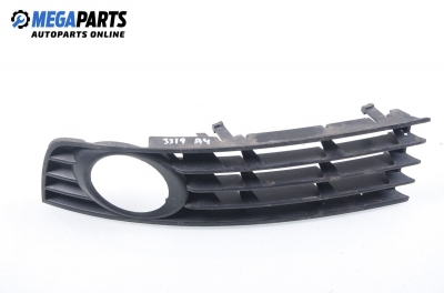 Bumper grill for Audi A4 (B6) 2.5 TDI, 155 hp, station wagon, 2002, position: right