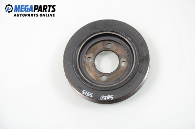 Damper pulley for Citroen Saxo 1.5 D, 54 hp, 5 doors, 1996