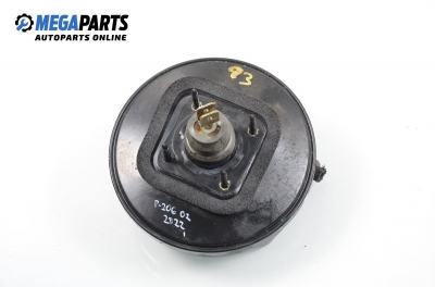 Brake servo for Peugeot 206 1.6 16V, 109 hp, hatchback automatic, 2002