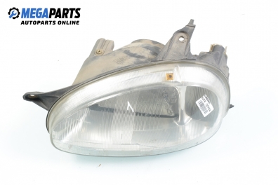 Headlight for Opel Corsa B 1.4 16V, 90 hp, 3 doors, 1995, position: left Valeo