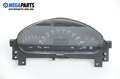 Instrument cluster for Mercedes-Benz A-Class W168 1.6, 102 hp, 5 doors, 1999