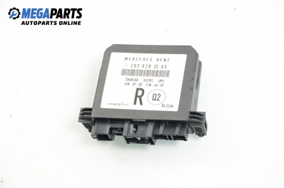 Door module for Mercedes-Benz C-Class 203 (W/S/CL) 1.8 Kompressor, 143 hp, sedan automatic, 2004, position: rear - right № A 203 820 22 85