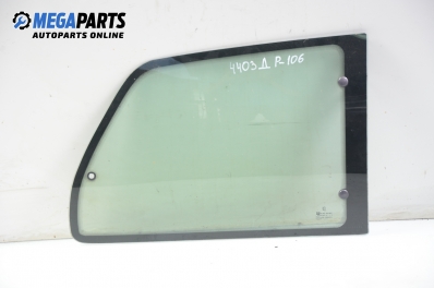 Vent window for Peugeot 106 1.1, 60 hp, 3 doors, 1996, position: rear - right