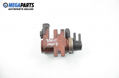 Vacuum valve for Peugeot 407 1.6 HDi, 109 hp, sedan, 2004